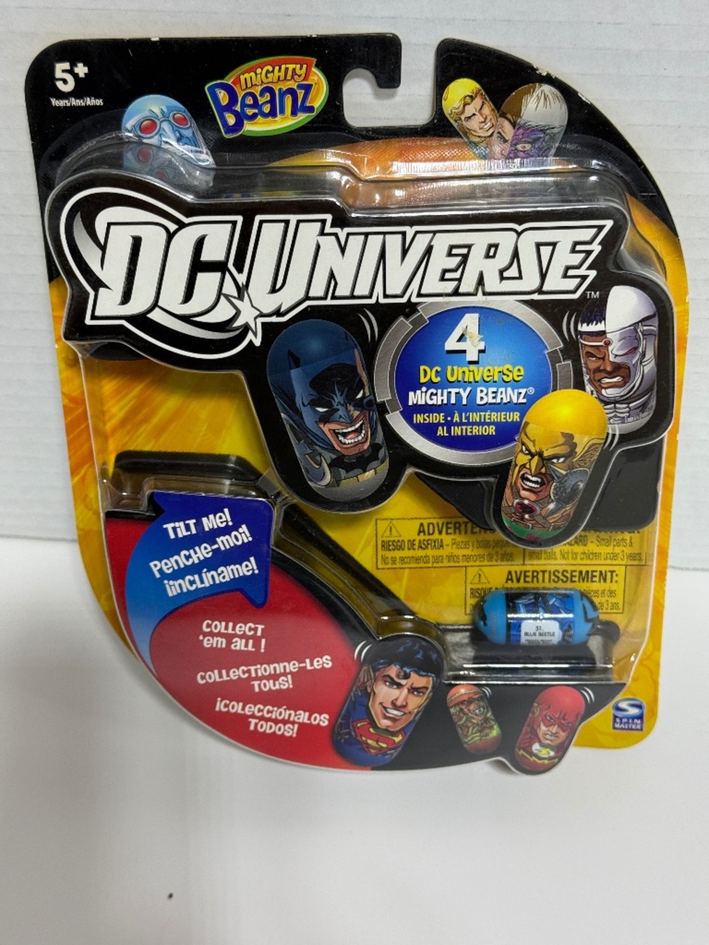 Mighty Beanz DC Universe Series 1 *4-pack* New In Package ~ # 51 Blue Beetle